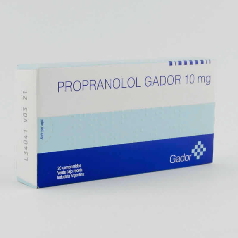 Propranolol 10 Mg Precio