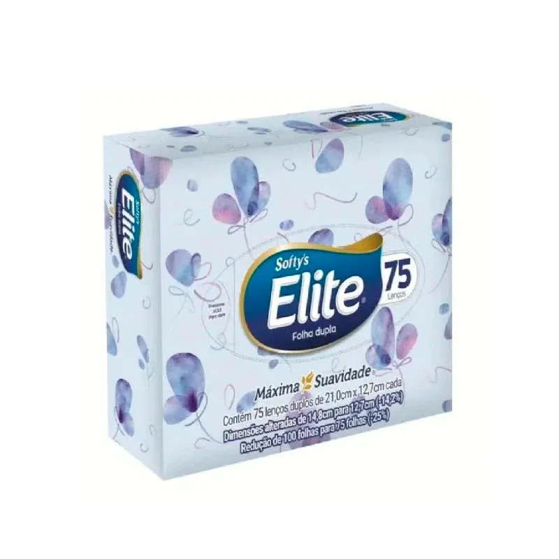 Pañuelos Carilina Elite, caja de 75 pañuelos