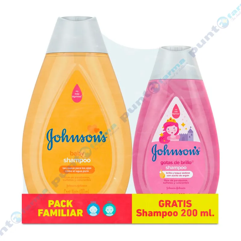 Shampoo Gotas de Brillo Johnson's Baby - 200 mL