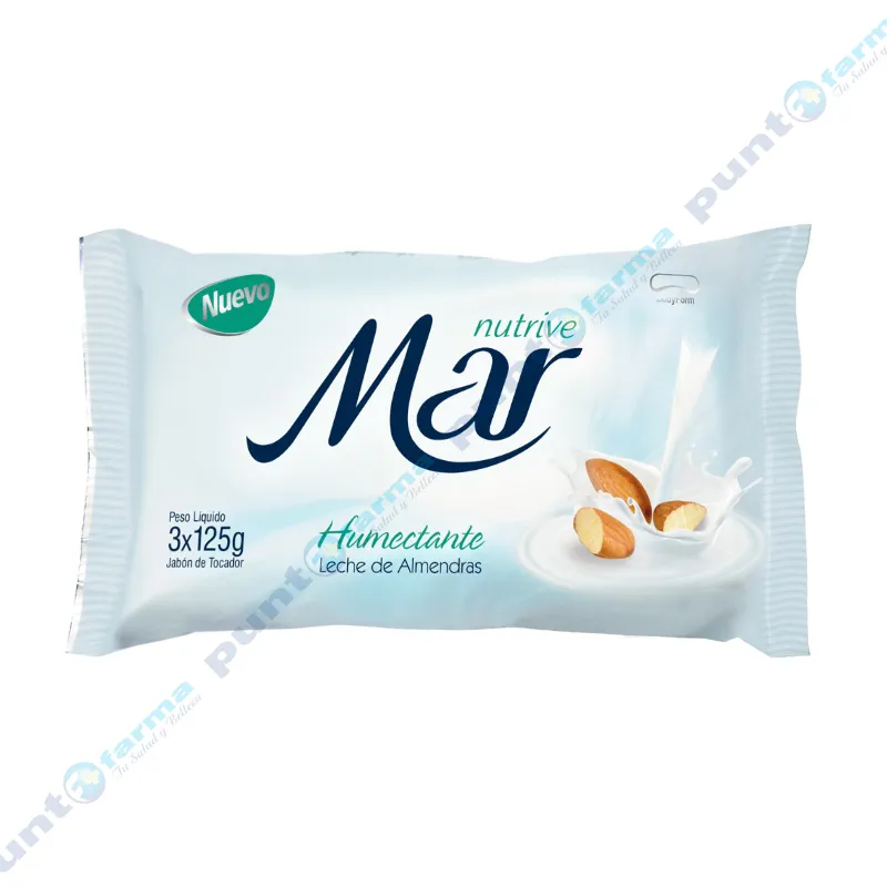 Pack Jabón Humectante Leche de Almendras Mar - Cont. 3 unidades de 125g