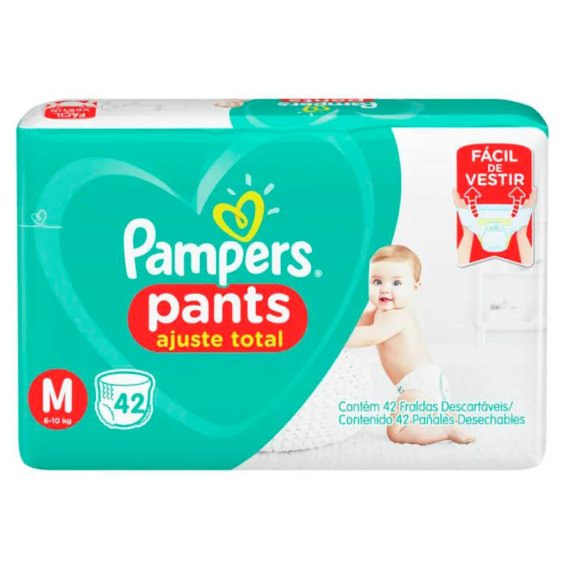 Pampers Pants M - 42 unidades