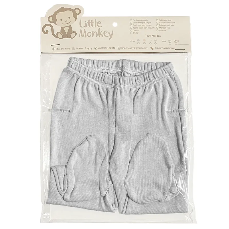 Pantaloncito con pie Recien Nacido Unisex Little Monkey