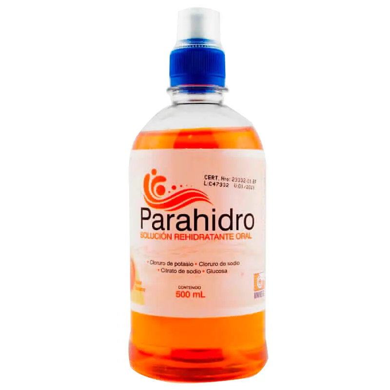 Parahidro Solución Rehidratante Oral - Contenido 500ml