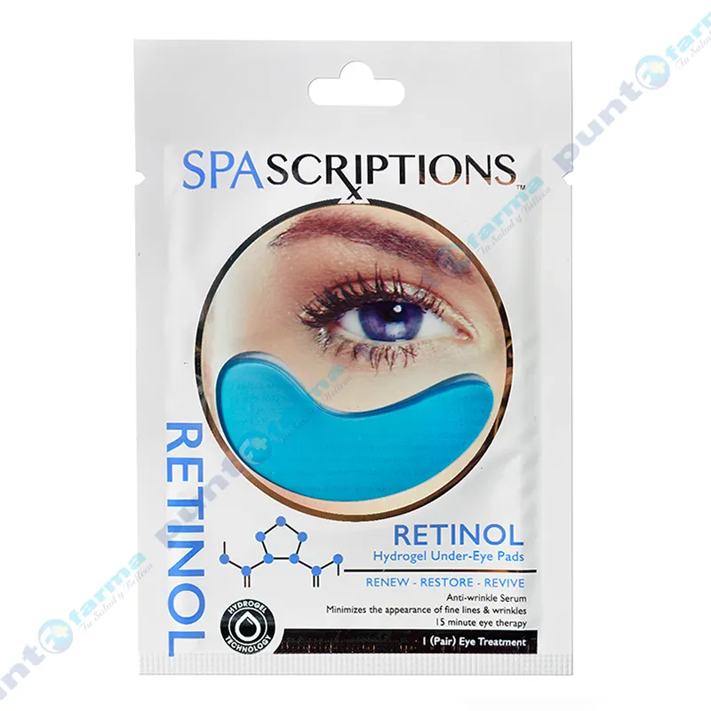 Parche para Ojeras Retinol Hydrogel Spascriptions