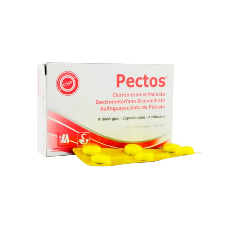 Pectos Clorfeniramina Maleato - Caja de 12 comprimidos