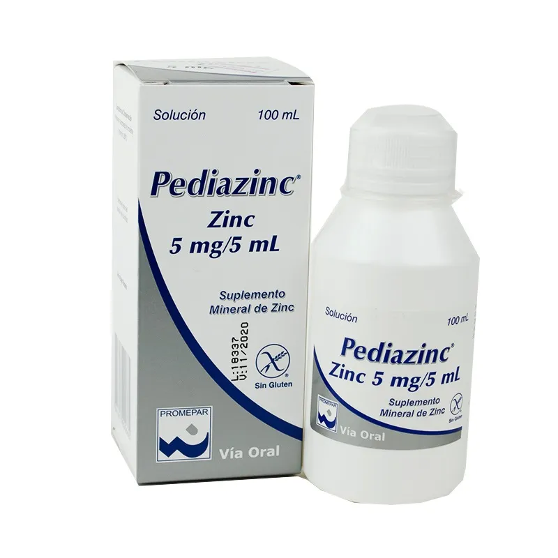 Pediazinc® Zinc 5mg/5ml - Solución 100ml