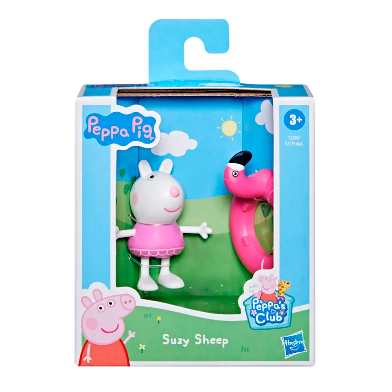 Peppa Pig Suzy Oveja Figura con Accesorio Hasbro.