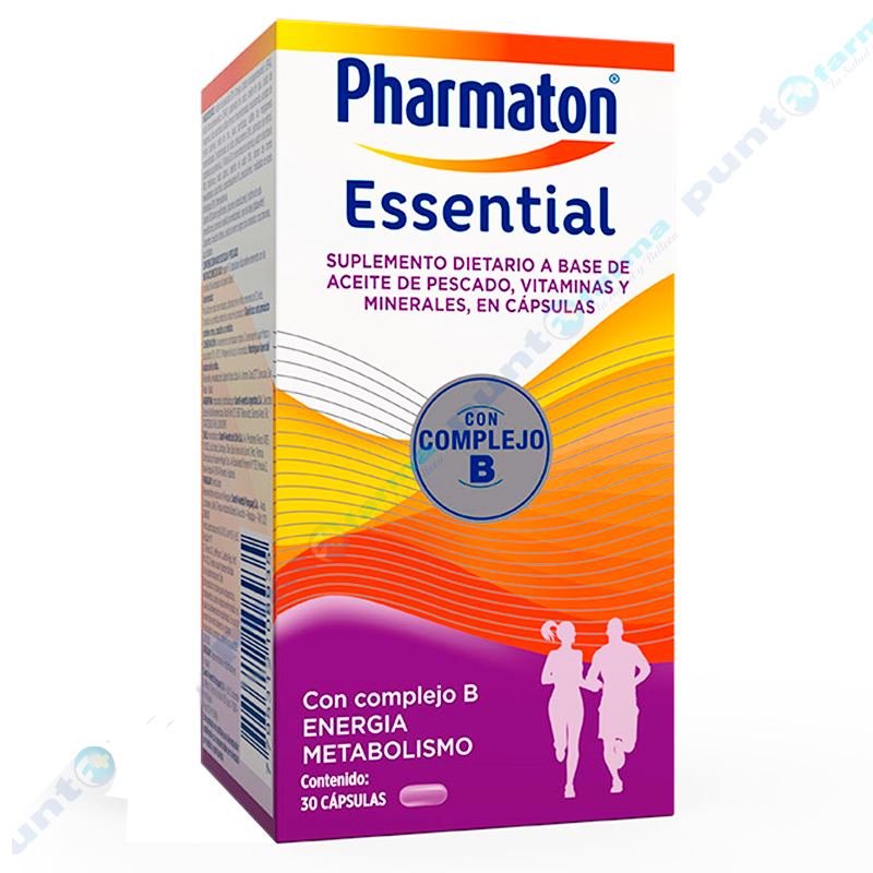 Pharmaton Essential - Frasco De 30 Cápsulas | Punto Farma