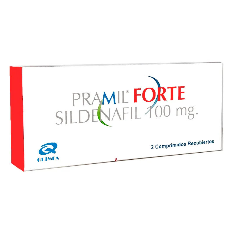 Pramil Forte Sildenafil 100 mg - 2 Comprimidos Recubiertos