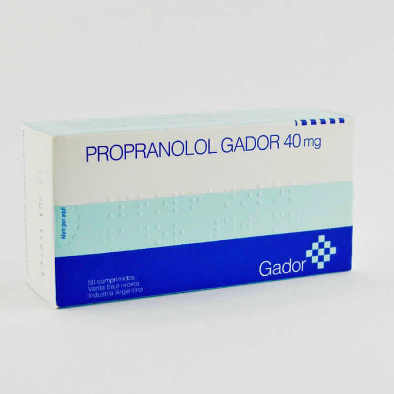 Propranolol 40 Precio