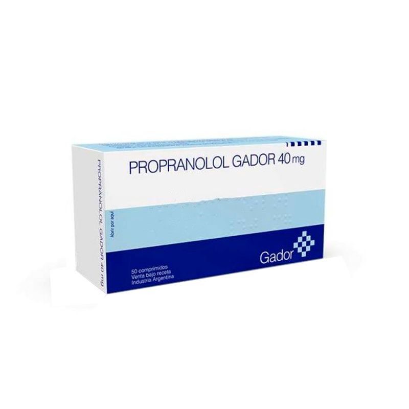 propranolol tabletas de 40 mg