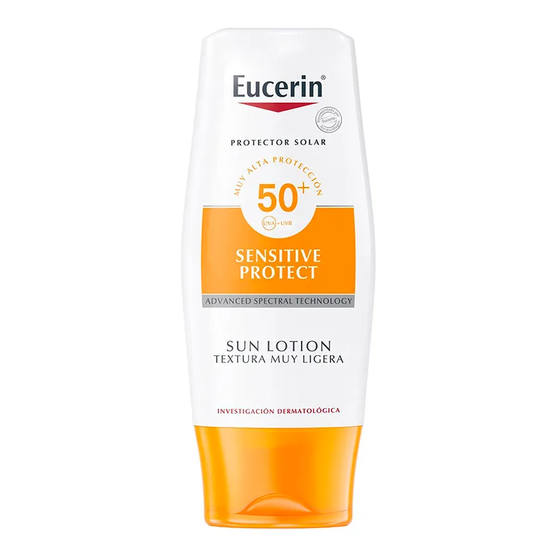 Protector Solar Sensitive Protect Textura Ligera FPS 50+ Eucerin - 150mL