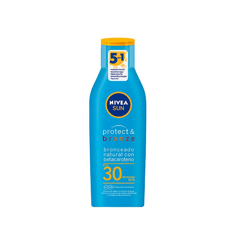 Protector Solar Sun Protect & Bronze FPS30 Nivea - 200 mL