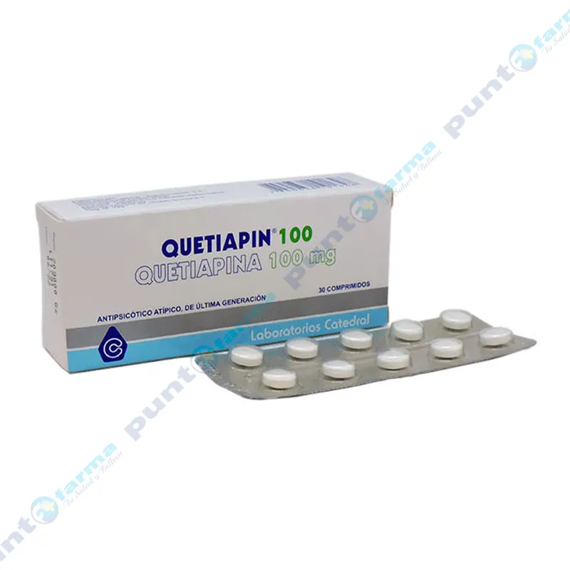 Quetiapin 100 Quetiapina 100 mg - Caja de 30 comprimidos