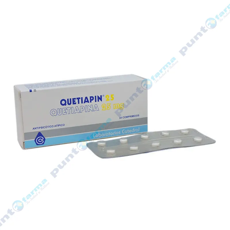 Quetiapin 25 Quetiapina 25 mg - Caja de 30 comprimidos