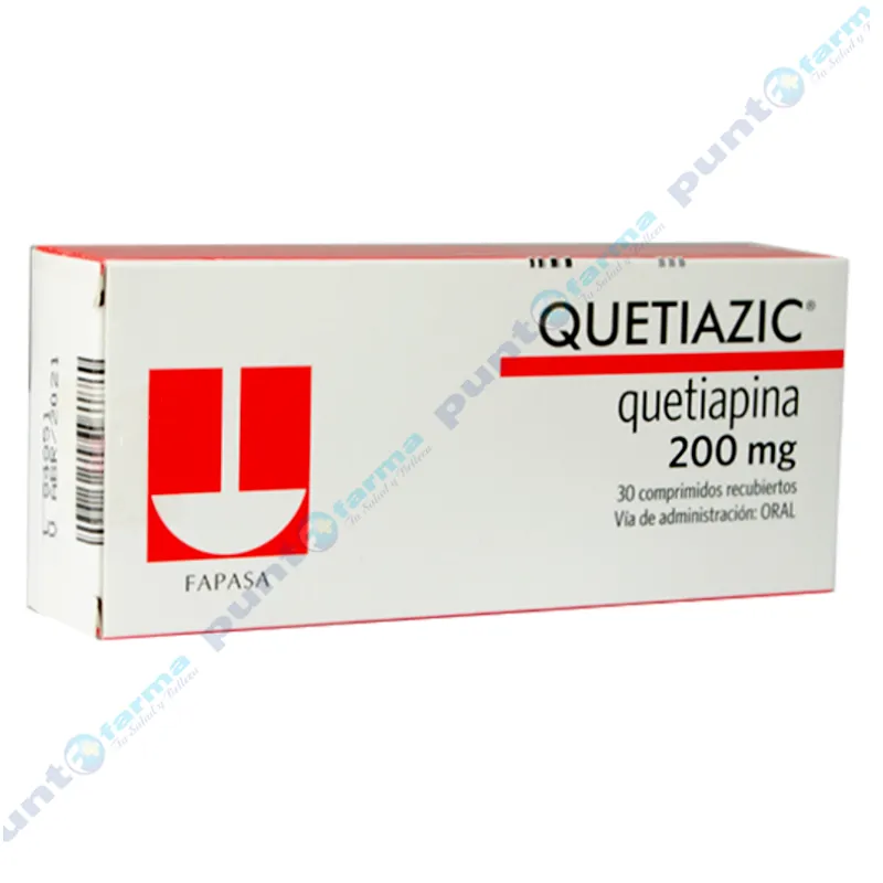 Quetiazic 200 mg - Caja de 30 Comprimidos