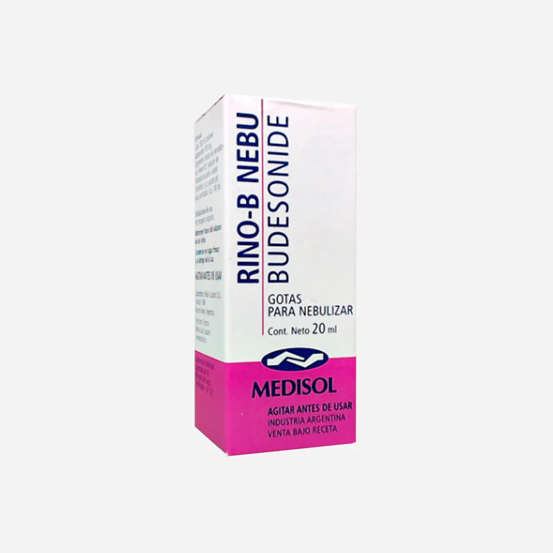 RINO-B Nebu Gotas Budesonide - Cont. 20 Ml. | Punto Farma