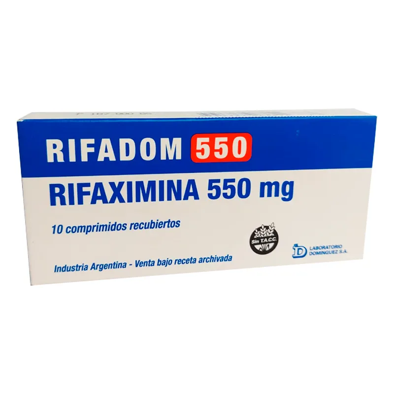 Rifadom Rifaximina Mg Caja De Comprimidos Recubiertos Punto Farma