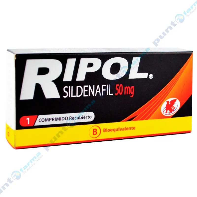 Ripol Sildenafil 50mg - Caja de 1 comprimido