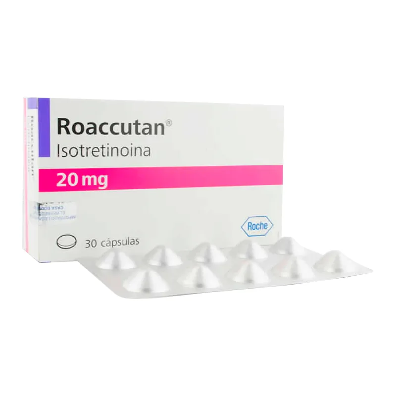 Roaccutan® Isotretinoina 20mg - Caja de 30 cápsulas