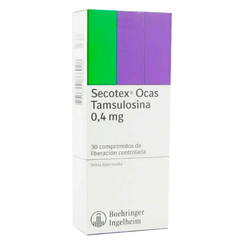 Secotex Ocas Tansulosina 0,4 mg - Caja de 30 comprimidos de liberación controlada