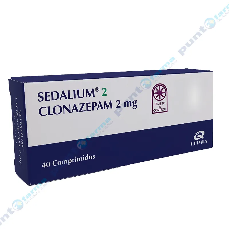 Sedalium 2 mg - Caja de 40 comprimidos