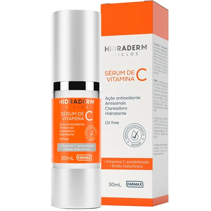 Serum de Vitamina C con Ácido Hialurónico Hidraderm - 30 ml