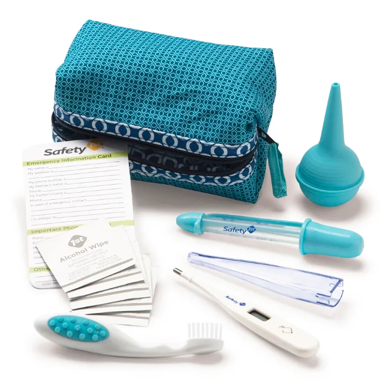 Set Kit De Higiene Y Cuidado Para Bebe Con 13 Piezas Y Bolso - La