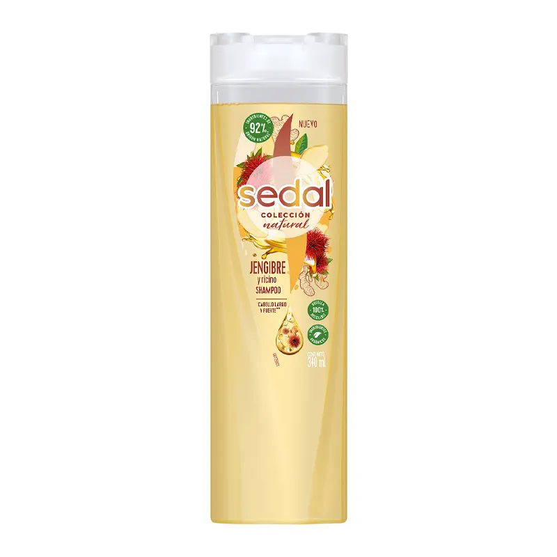 Shampoo Jengibre y Ricino Sedal - 340ml