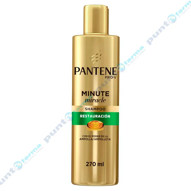 Shampoo Minute Miracle Restauración Pantene Pro - V - 270 mL