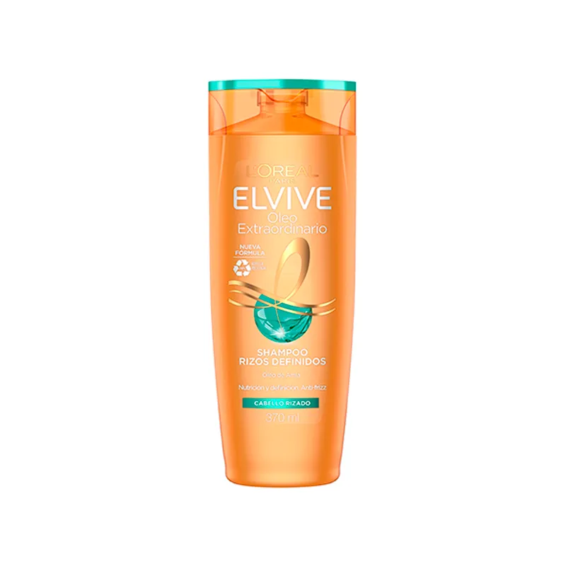 Shampoo Rizos Definidos Óleo Extraordinario Elvive - 370mL