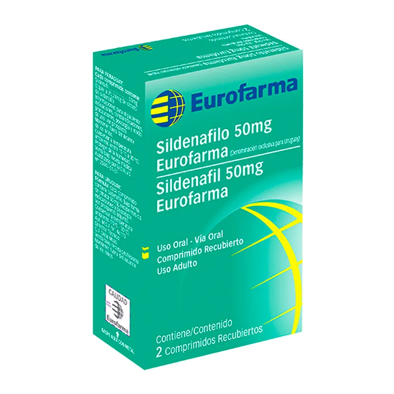 Sildenafil 50 mg - Caja de 2 comprimidos recubiertos