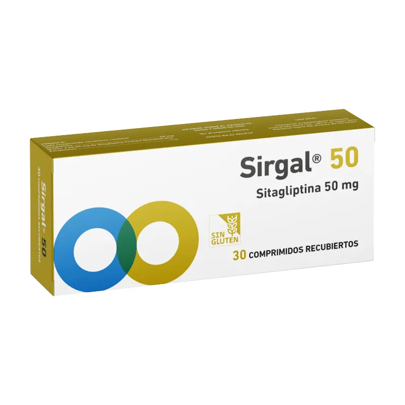 Sirgal 50 Sitagliptina 50 mg - Cont. 30 comprimidos recubiertos