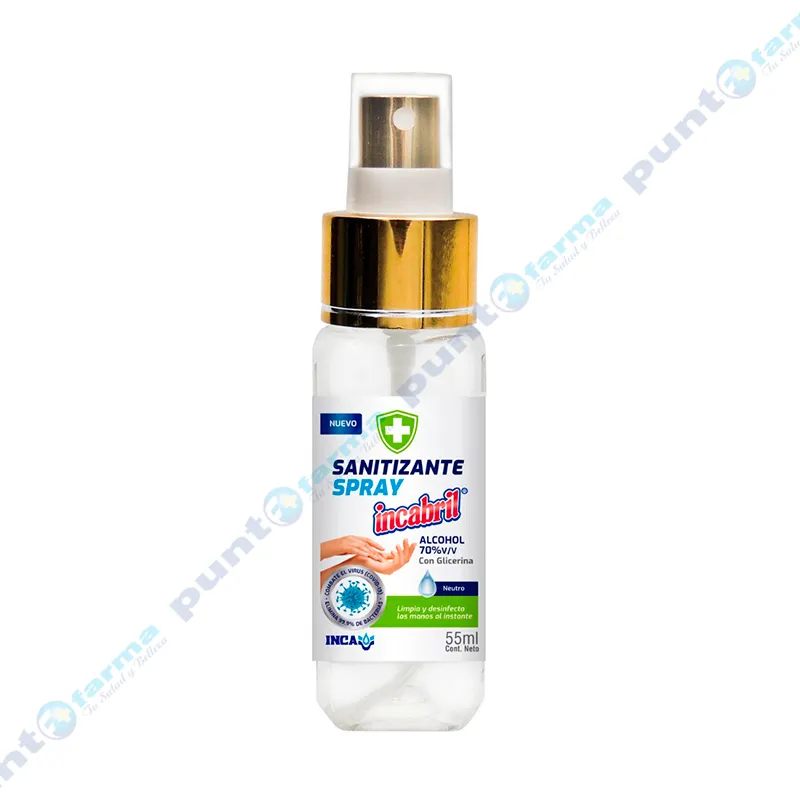 Spray sanitizante para ropa