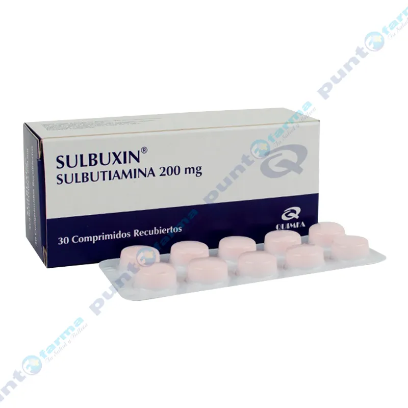 Sulbuxin Sulbutiamina 200 mg - Cont. 30 Comprimidos.