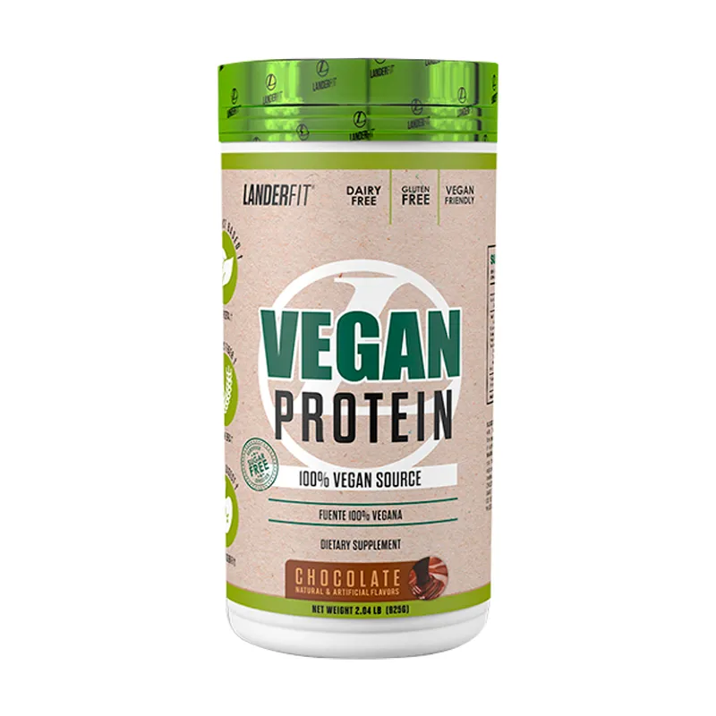 Suplemento Dietético Proteína Vegana sabor Chocolate Landerfit - 925gr