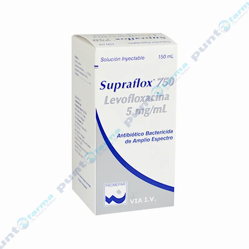 Supraflox 750 Levofloxacina 5 mg - Cont. 1 ampolla de 150 mL