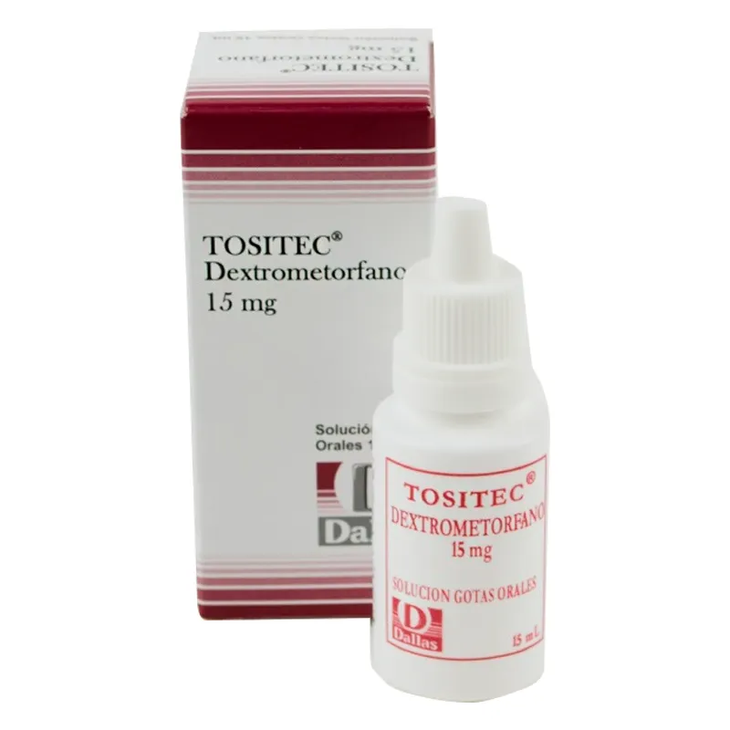 TOSITEC Dextrometorfano 15mg - Solución gotas orales 15ml