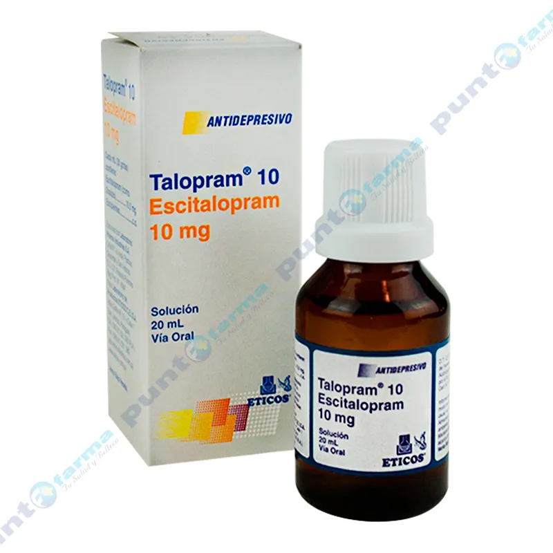 Talopram 10 mg - Solucion de 20 mL