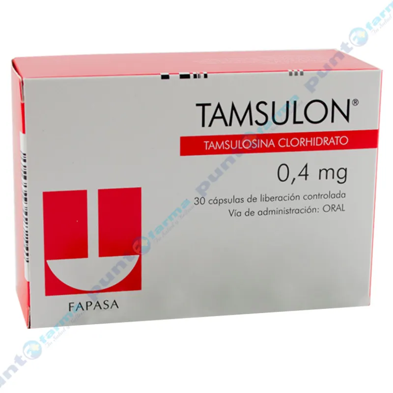 Tamsulon Tamsulosina 0,4 mg - Caja de 30 Cápsulas