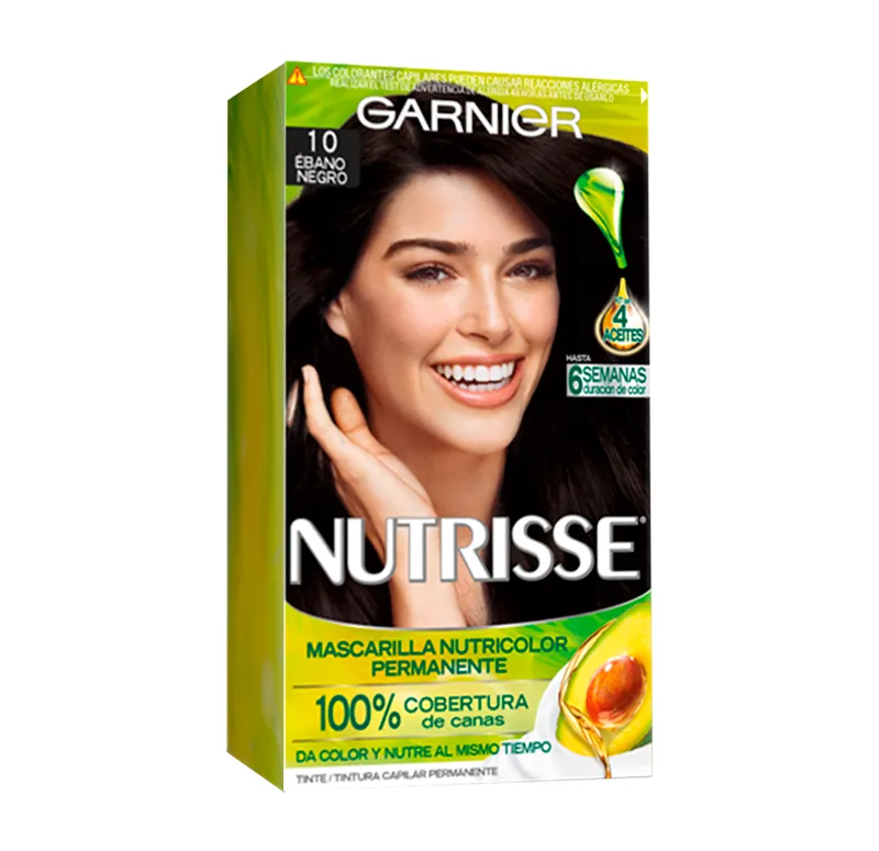 Tinte Ébano Negro Nro 10 Nutrisse Garnier