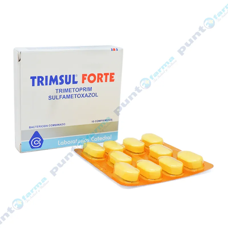 Trimsul Forte Trimetoprim Sulfametoxazol - Caja de 10 Comprimidos