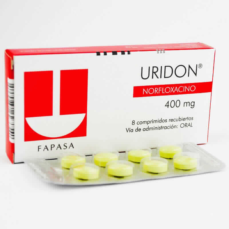 Quedateencasa Punto Farma Uridon Norfloxacino 40 Mg Caja De 8 Comprimidos
