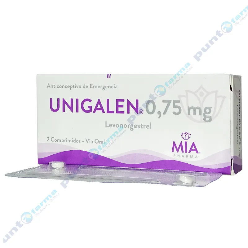 Unigalen - Caja de 2 comprimidos