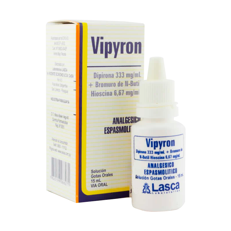 Vipyron Dipirona 333 mg/mL Cont. 15 mL Punto Farma