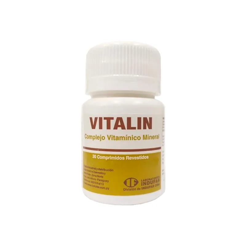 Vitalin Complejo vitaminico - Cont. 30 comprimidos revestidos.