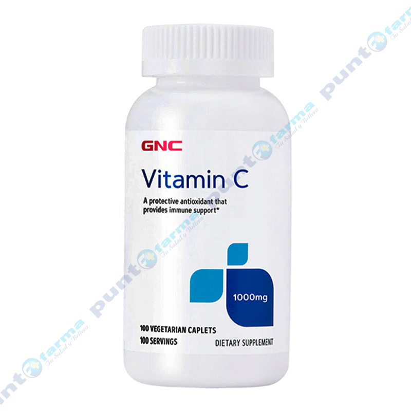 Vitamina C Mg Gnc Cont C Psulas Punto Farma