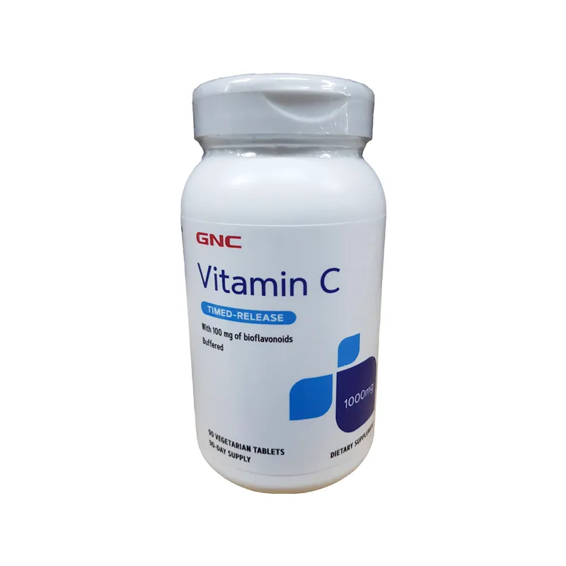 Vitamina C 1000mg GNC - Cont. 90 Cápsulas