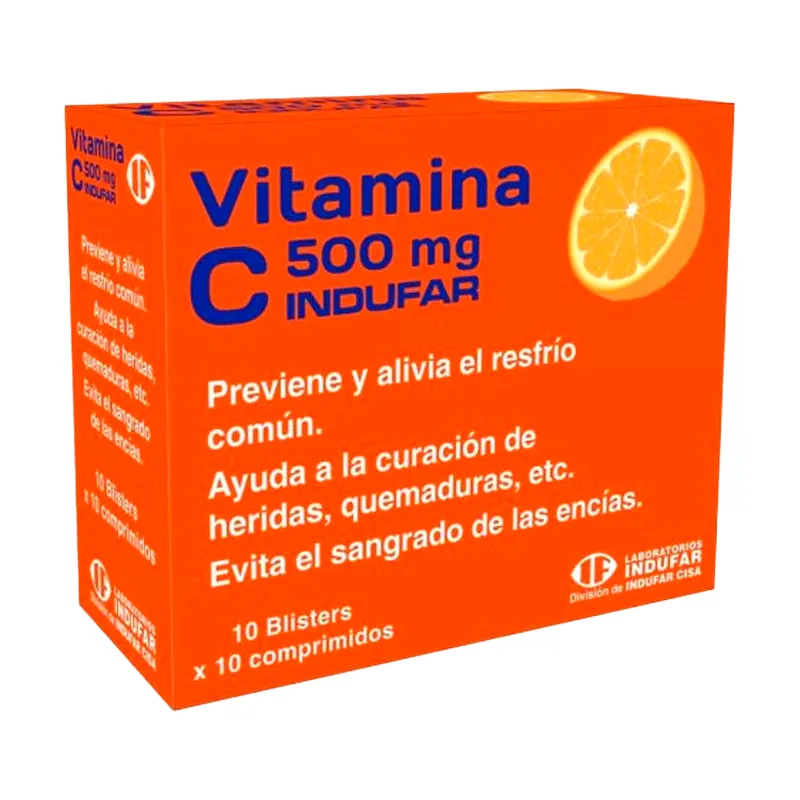 Vitamina C 500 mg - Contiene 10 blister.