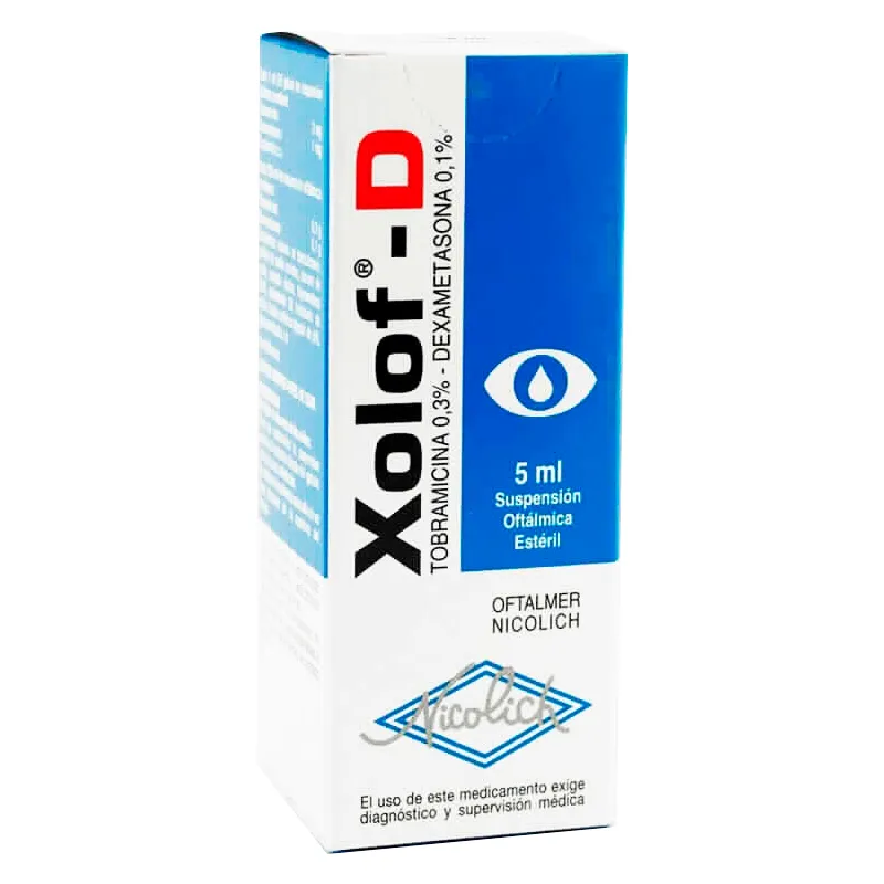 Xolof-D Tobramicina 0,3% - Dexametasona 0,1% - Suspensión oftálmica 5 ml